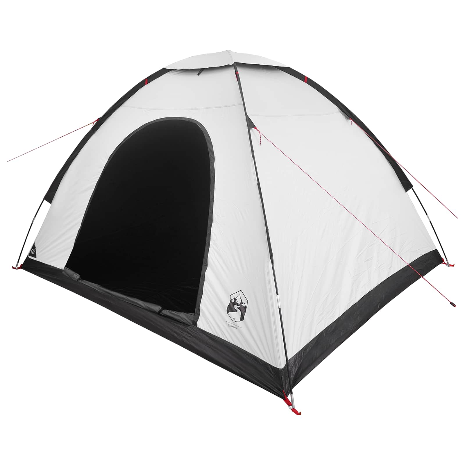 vidaXL Namiot campingowy z dachem Biały Blackout 275 x 215 x 125 cm