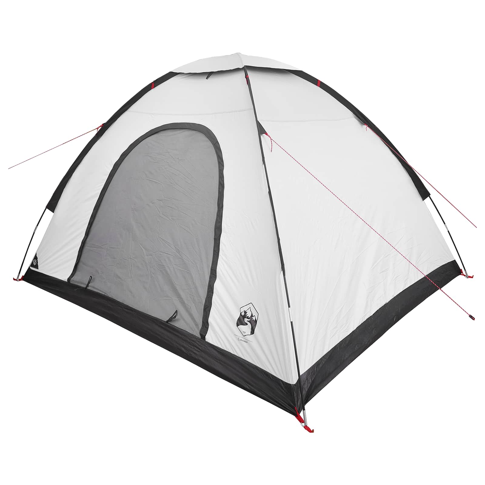 vidaXL Namiot campingowy z dachem Biały Blackout 275 x 215 x 125 cm