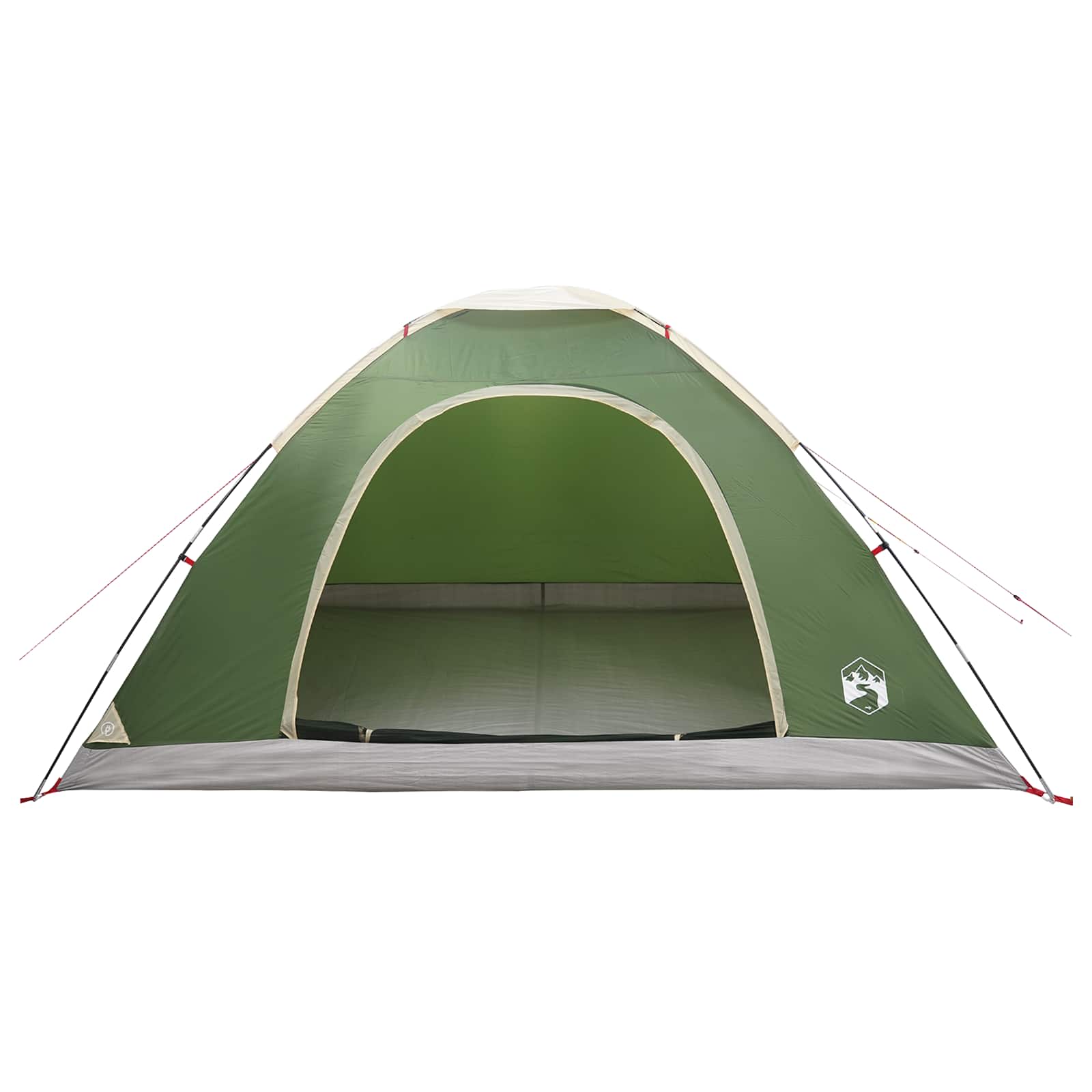 vidaXL Namiot campingowy z dachem zielony 335 x 275 x 180 cm