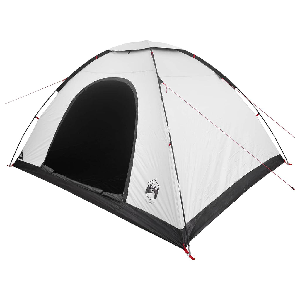 vidaXL Namiot campingowy z dachem Biały Blackout 335 x 275 x 180 cm