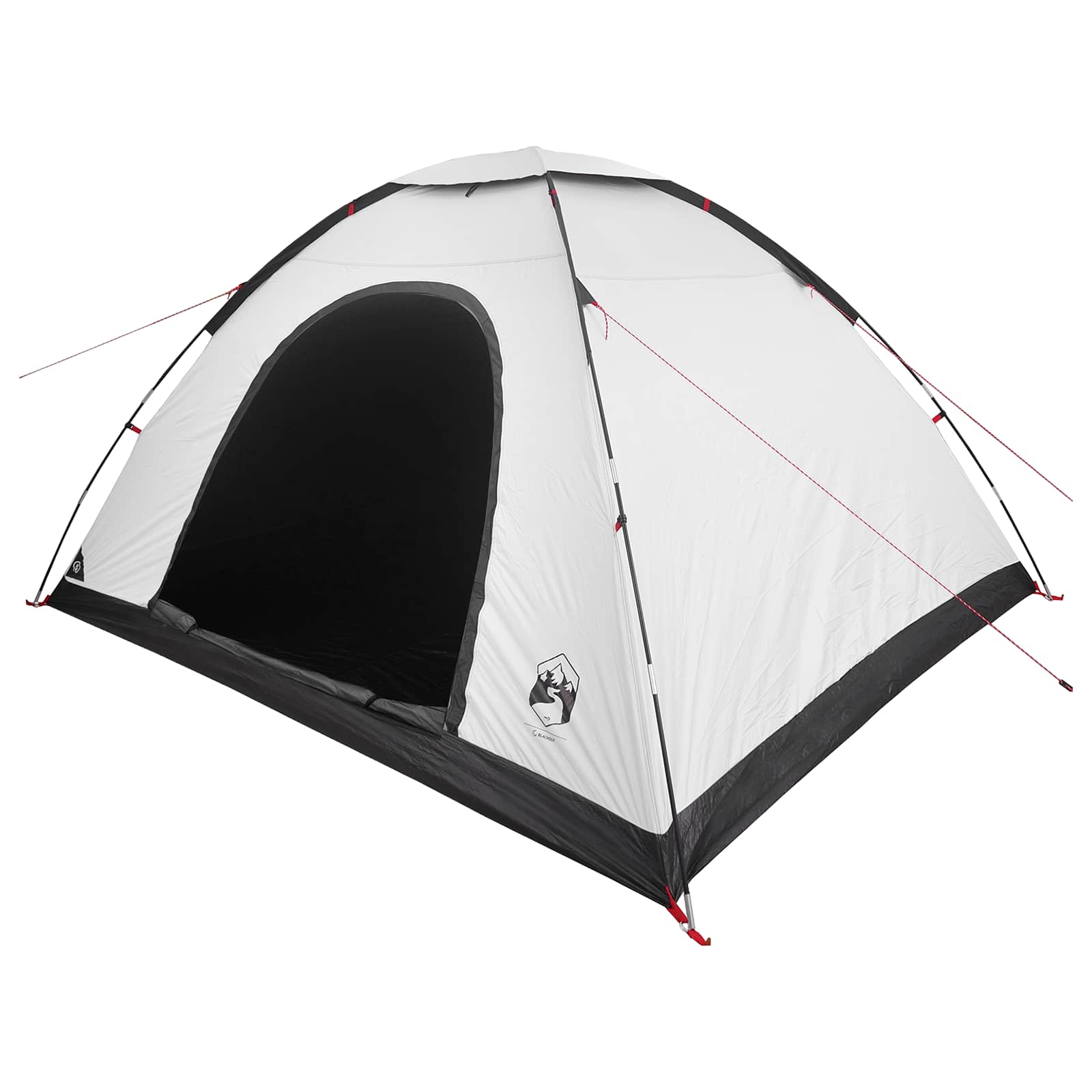 vidaXL Namiot campingowy z dachem Biały Blackout 335 x 275 x 180 cm