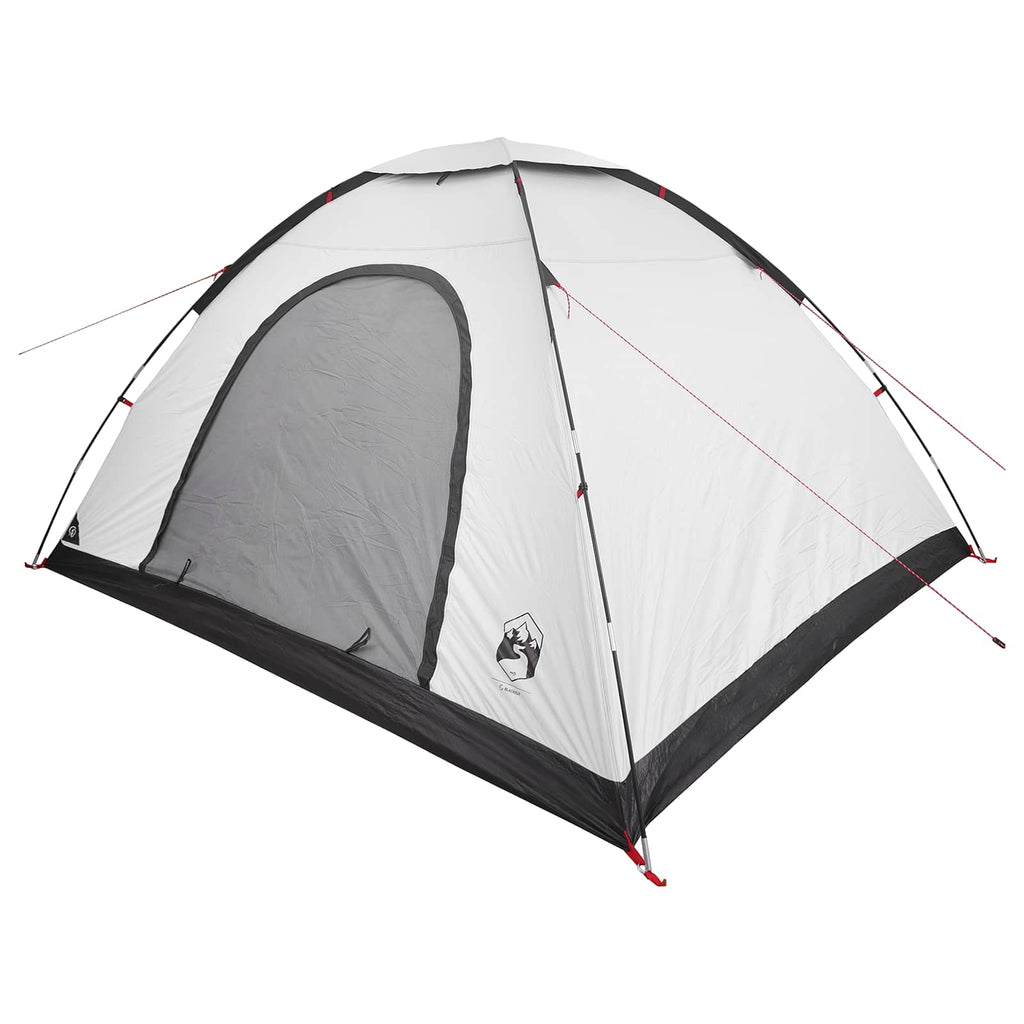 vidaXL Namiot campingowy z dachem Biały Blackout 335 x 275 x 180 cm
