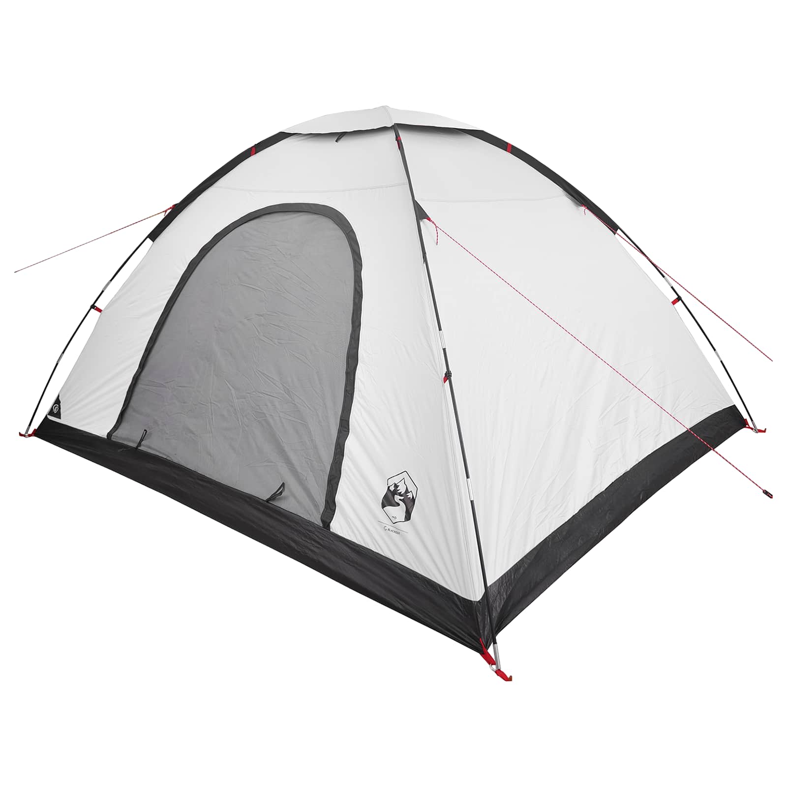 vidaXL Namiot campingowy z dachem Biały Blackout 335 x 275 x 180 cm