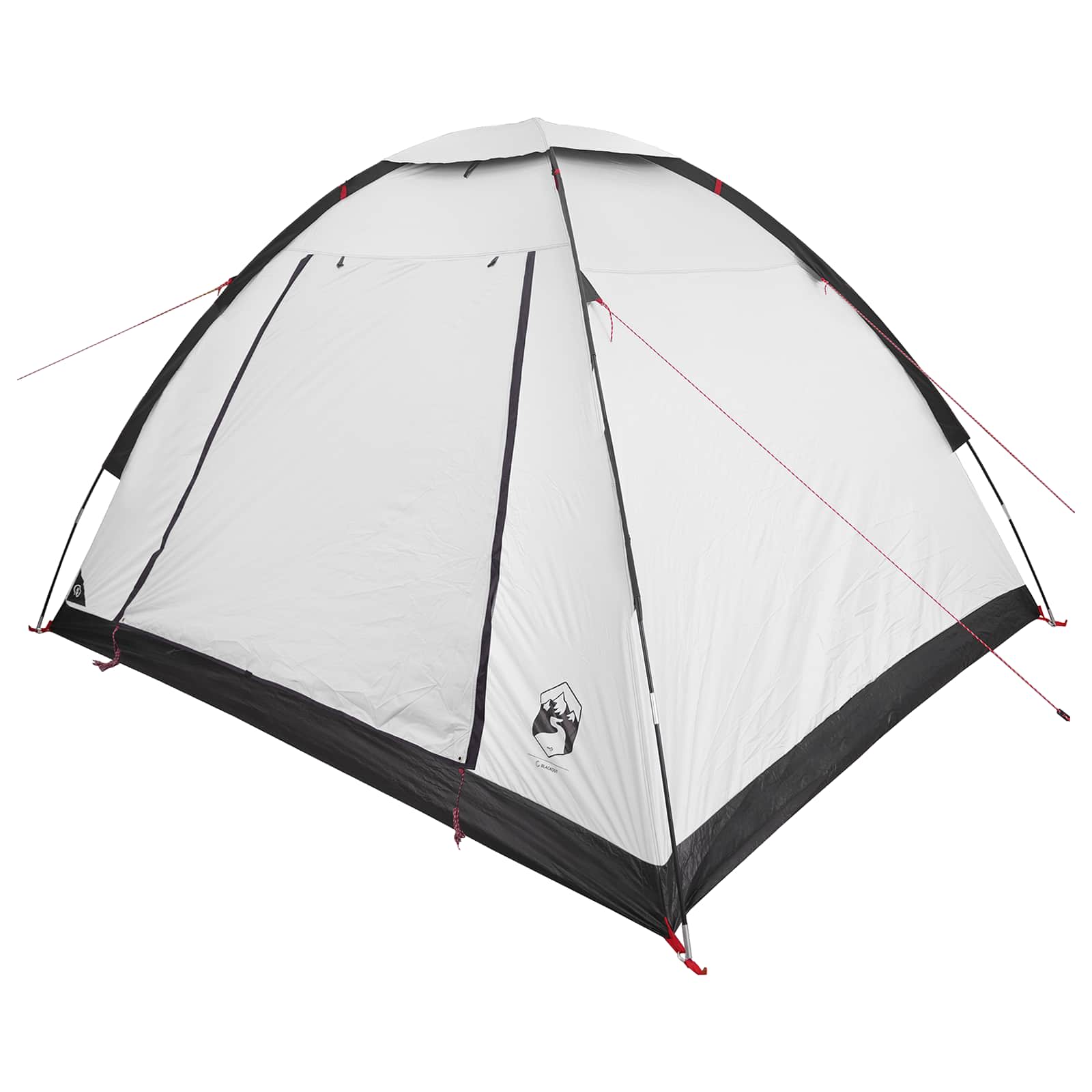 vidaXL Namiot campingowy z dachem Biały Blackout 275 x 215 x 125 cm