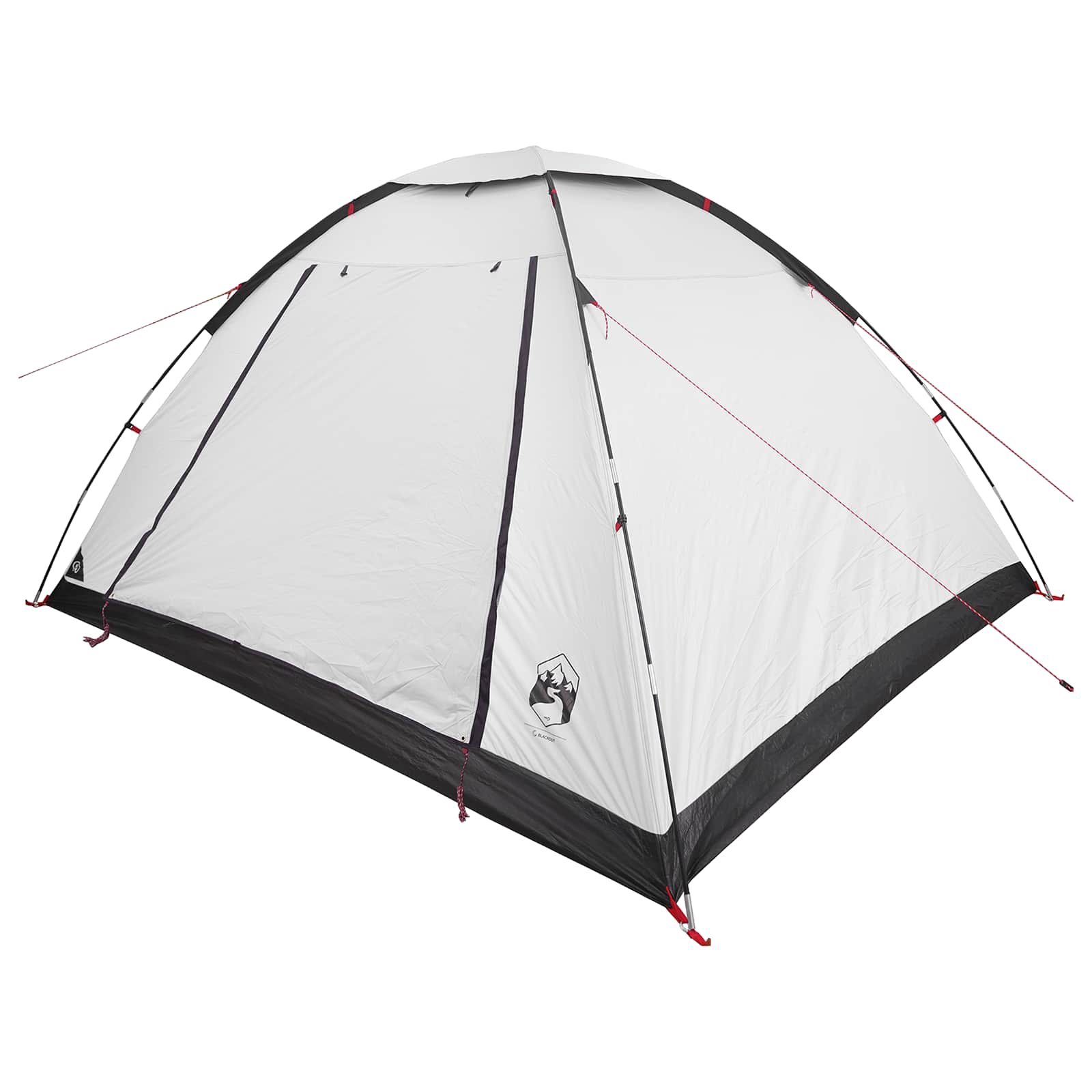 vidaXL Namiot campingowy z dachem Biały Blackout 335 x 275 x 180 cm
