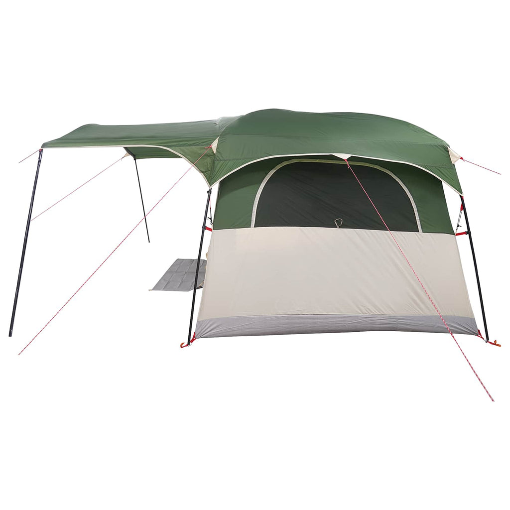 vidaXL Namiot tunelowy Zielony 366 x 244 x 198 cm Poliester i Stal