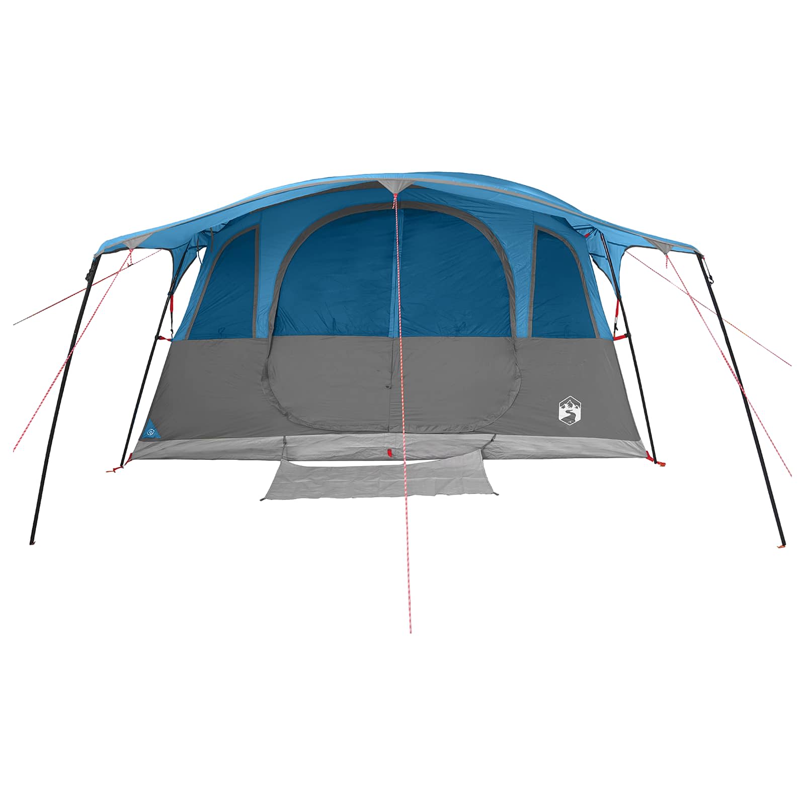 vidaXL Namiot tunelowy Niebieski 366 x 244 x 198 cm Poliester i Stal