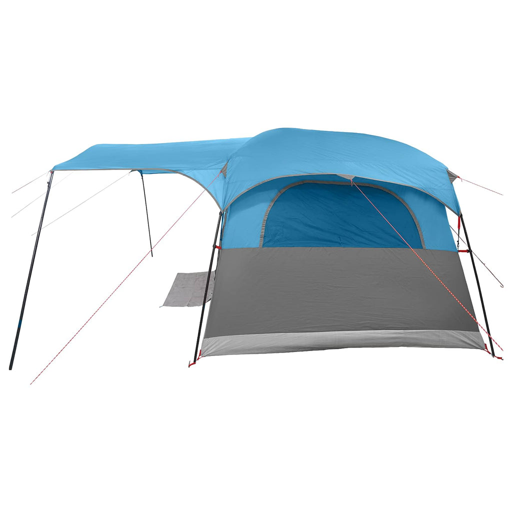 vidaXL Namiot tunelowy Niebieski 366 x 244 x 198 cm Poliester i Stal