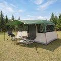 vidaXL Namiot tunelowy zielony 427 x 305 x 205 cm Poliester i Stal