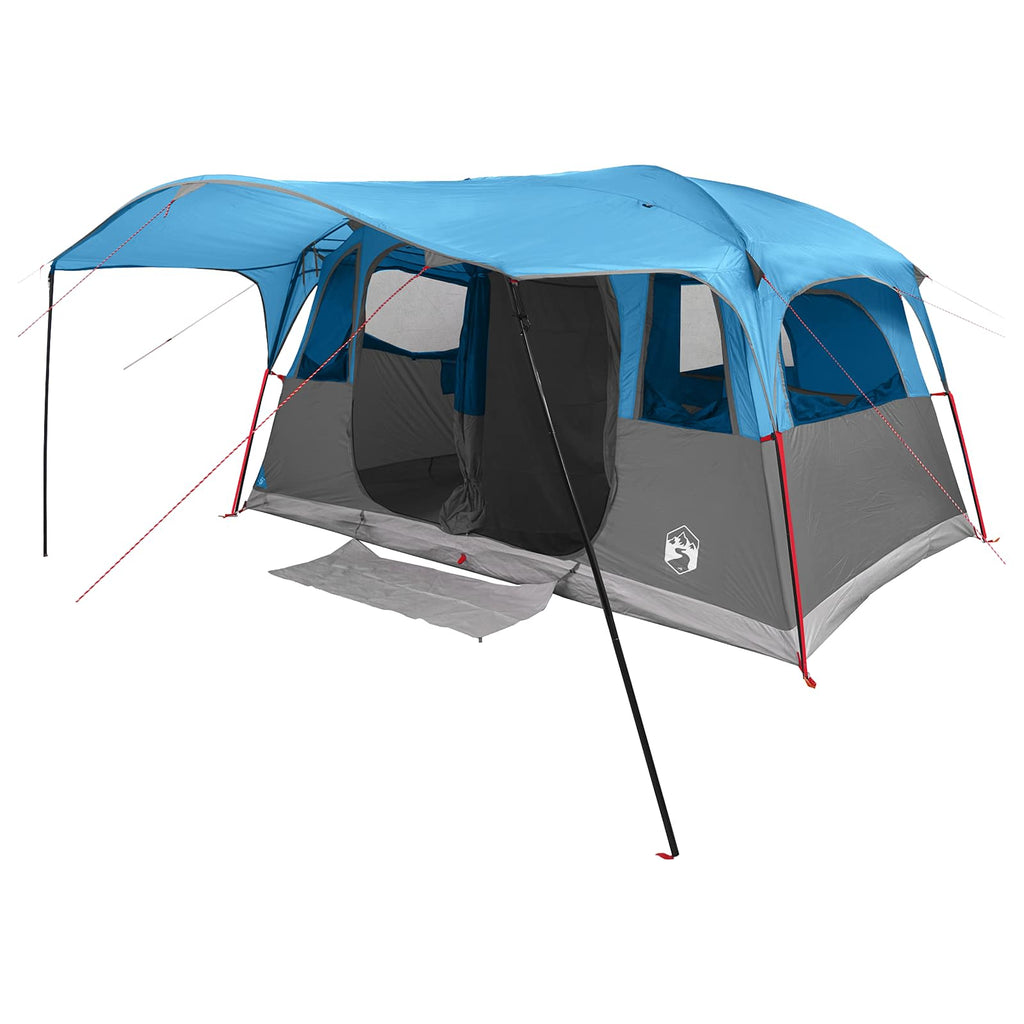 vidaXL Namiot tunelowy niebieski 427 x 305 x 205 cm Poliester i Stal