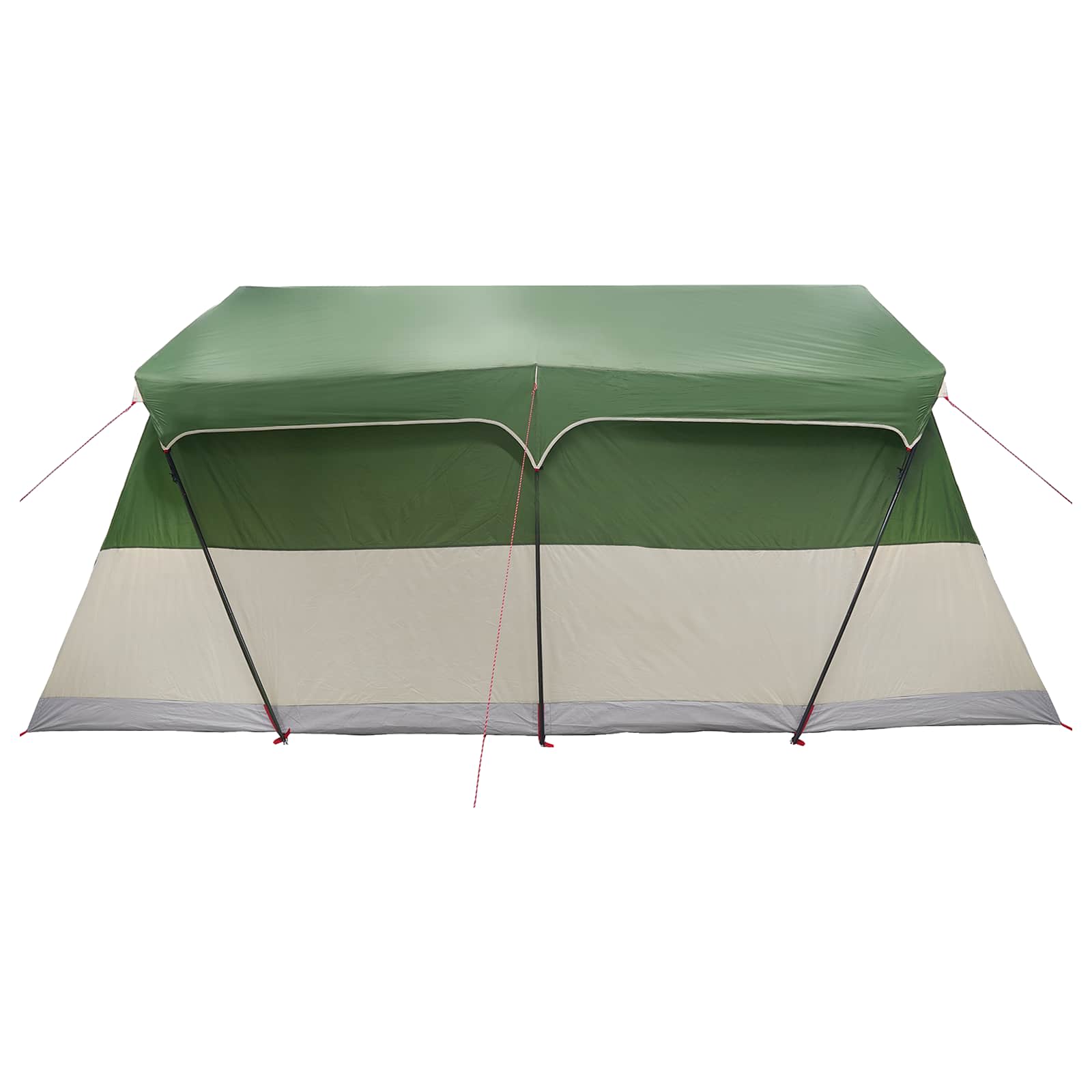 vidaXL Namiot rodzinny zielony 487 x 340 x 216 cm Poliester i Stal