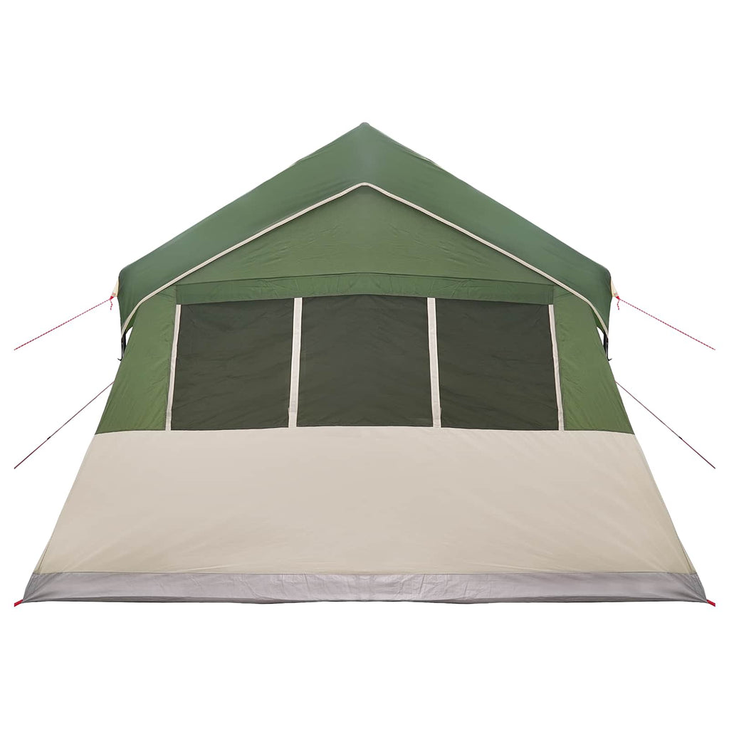 vidaXL Namiot rodzinny zielony 487 x 340 x 216 cm Poliester i Stal