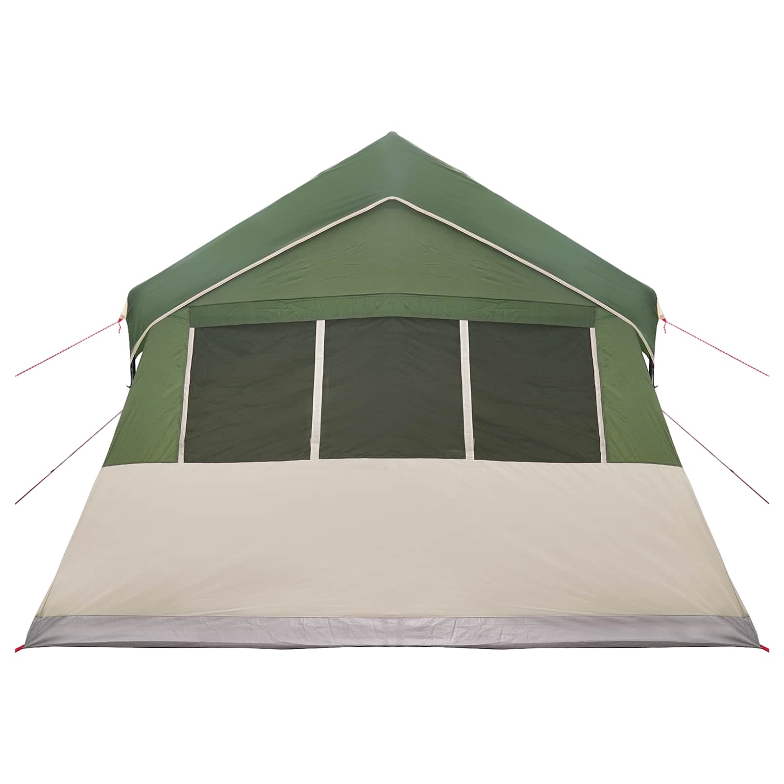 vidaXL Namiot rodzinny zielony 487 x 340 x 216 cm Poliester i Stal