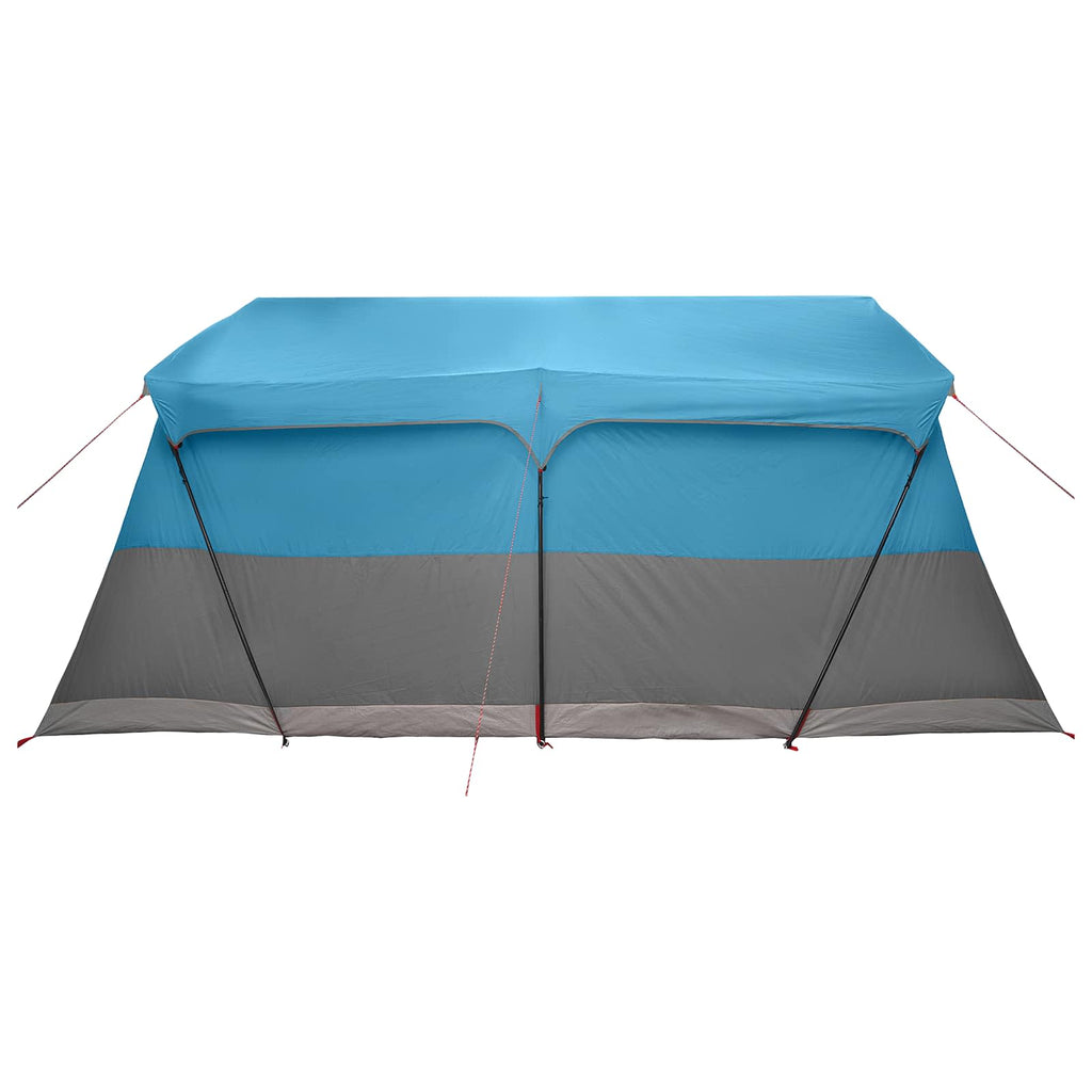 vidaXL Namiot rodzinny niebieski 487 x 340 x 216 cm Poliester i Stal