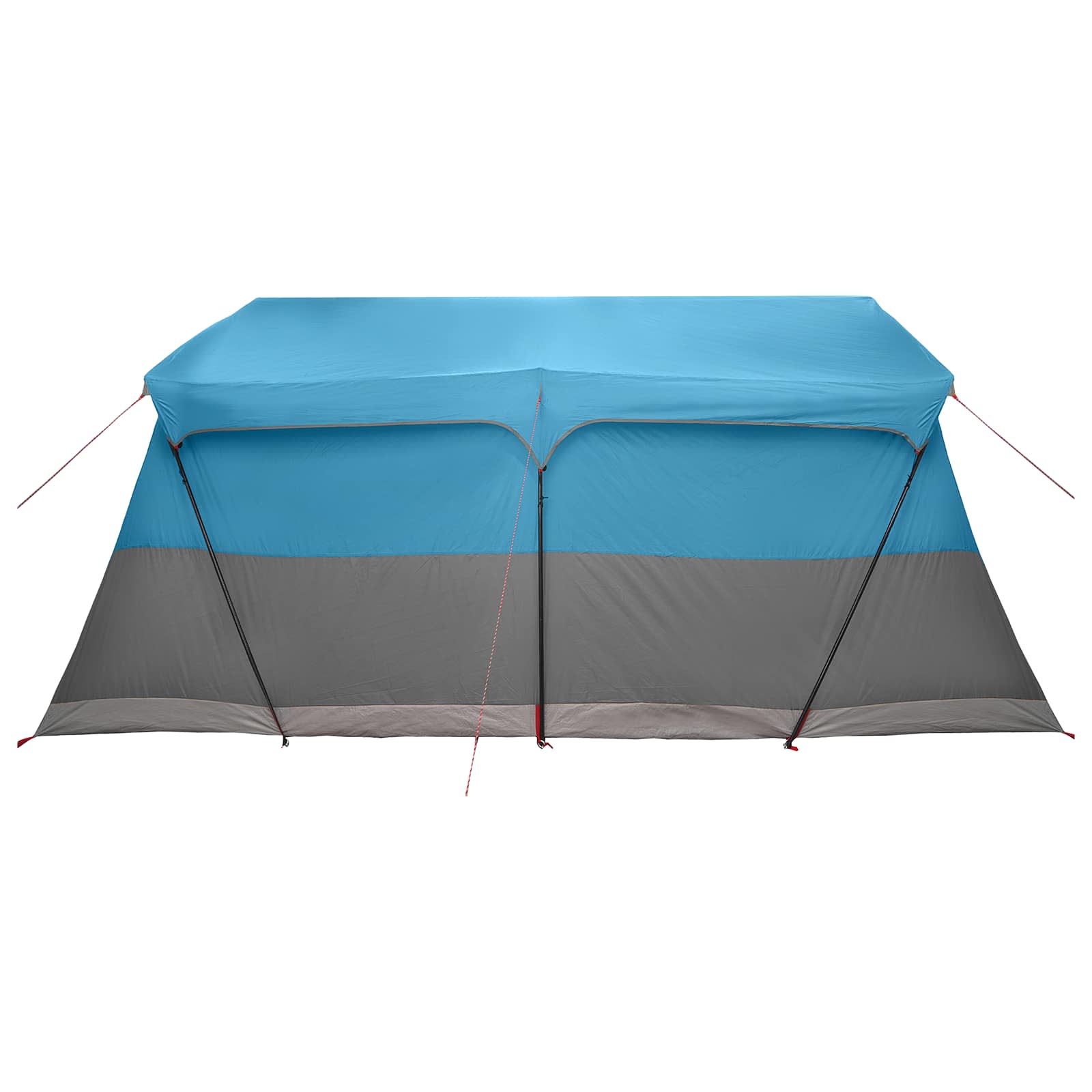 vidaXL Namiot rodzinny niebieski 487 x 340 x 216 cm Poliester i Stal