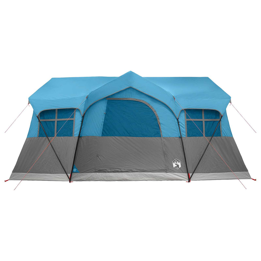 vidaXL Namiot rodzinny niebieski 487 x 340 x 216 cm Poliester i Stal