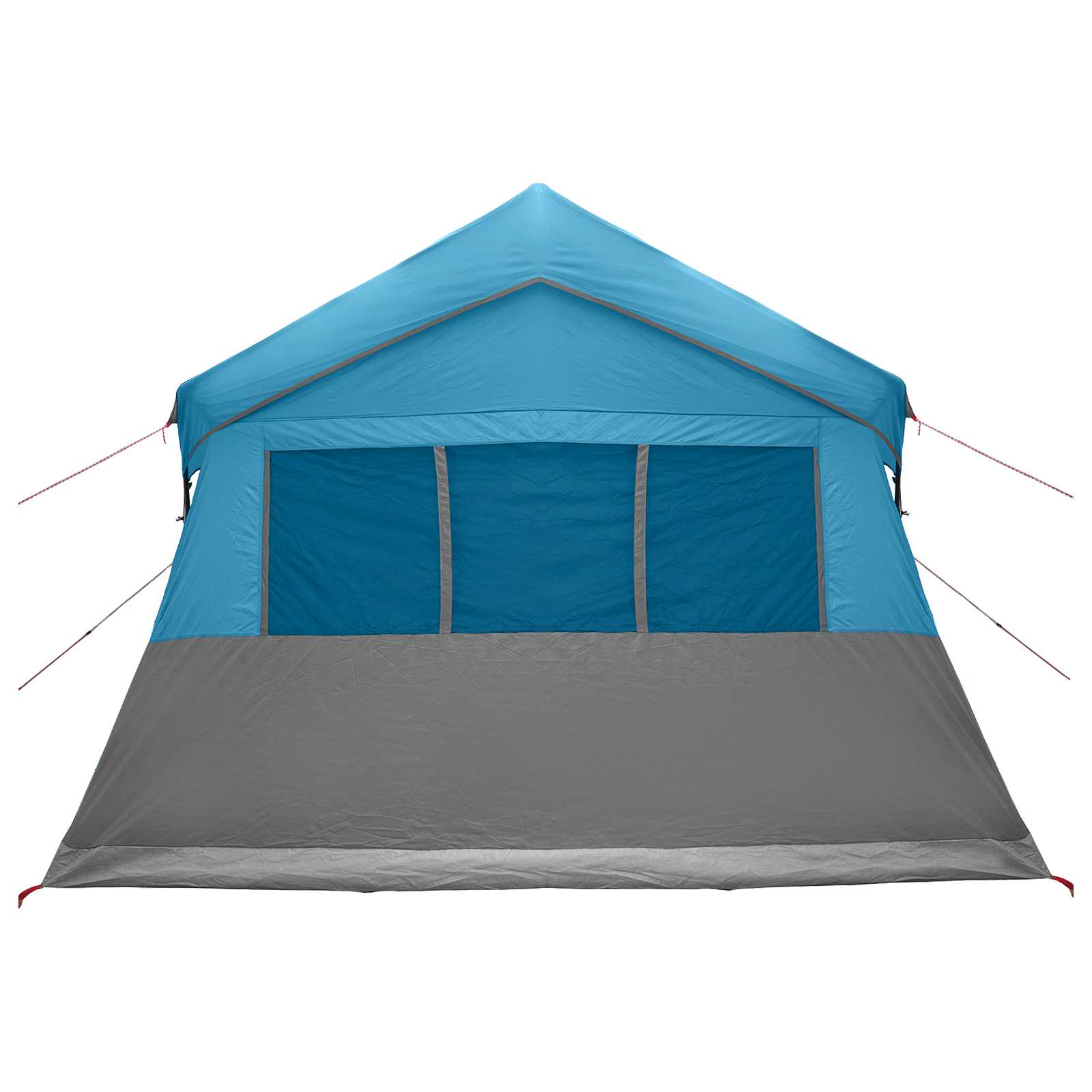 vidaXL Namiot rodzinny niebieski 487 x 340 x 216 cm Poliester i Stal