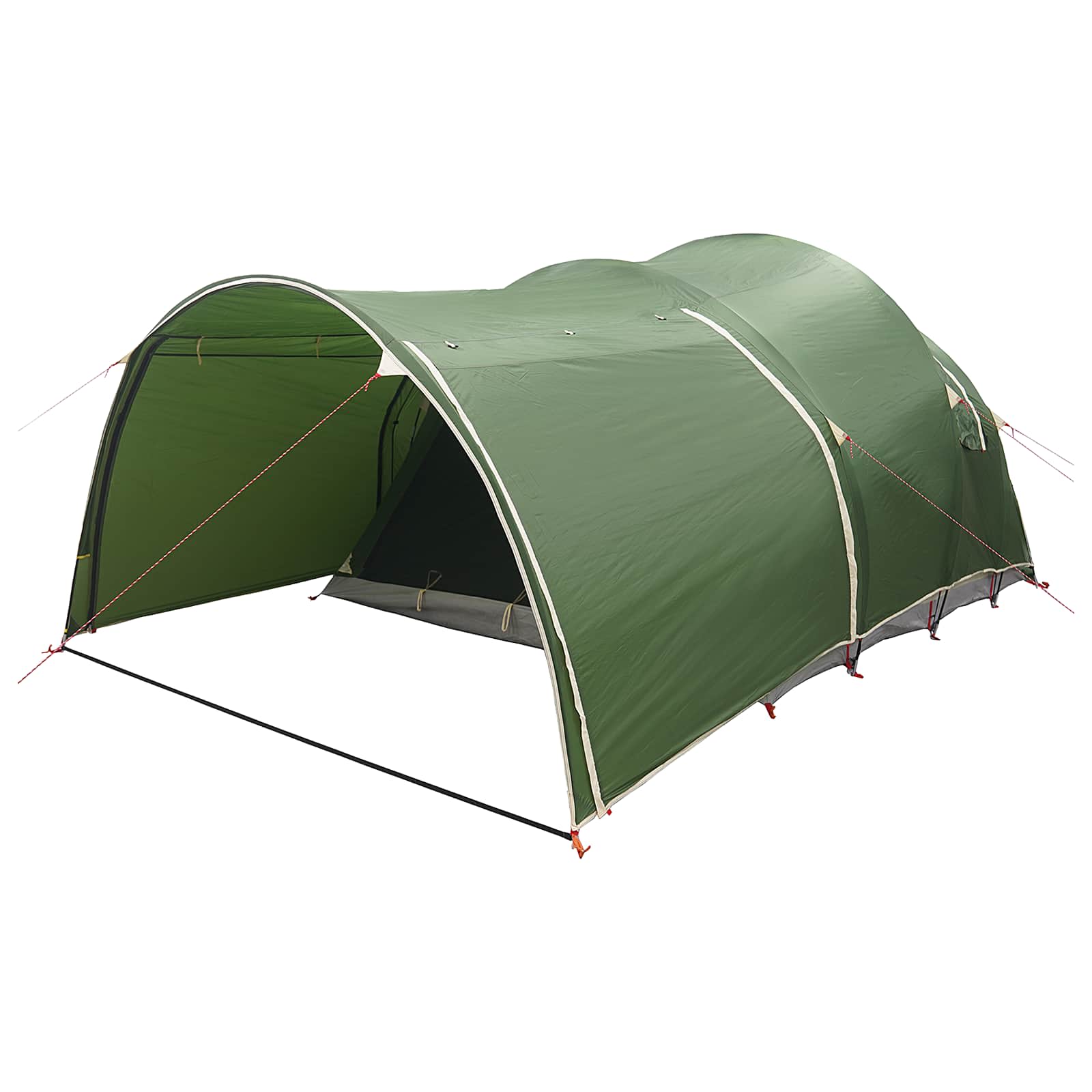 vidaXL Namiot tunelowy zielony 370 x 275 x 210 cm Poliester i Stal
