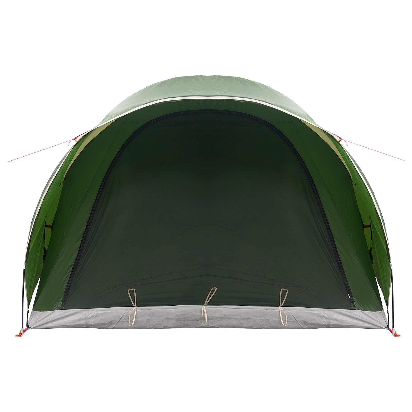 vidaXL Namiot tunelowy zielony 370 x 275 x 210 cm Poliester i Stal