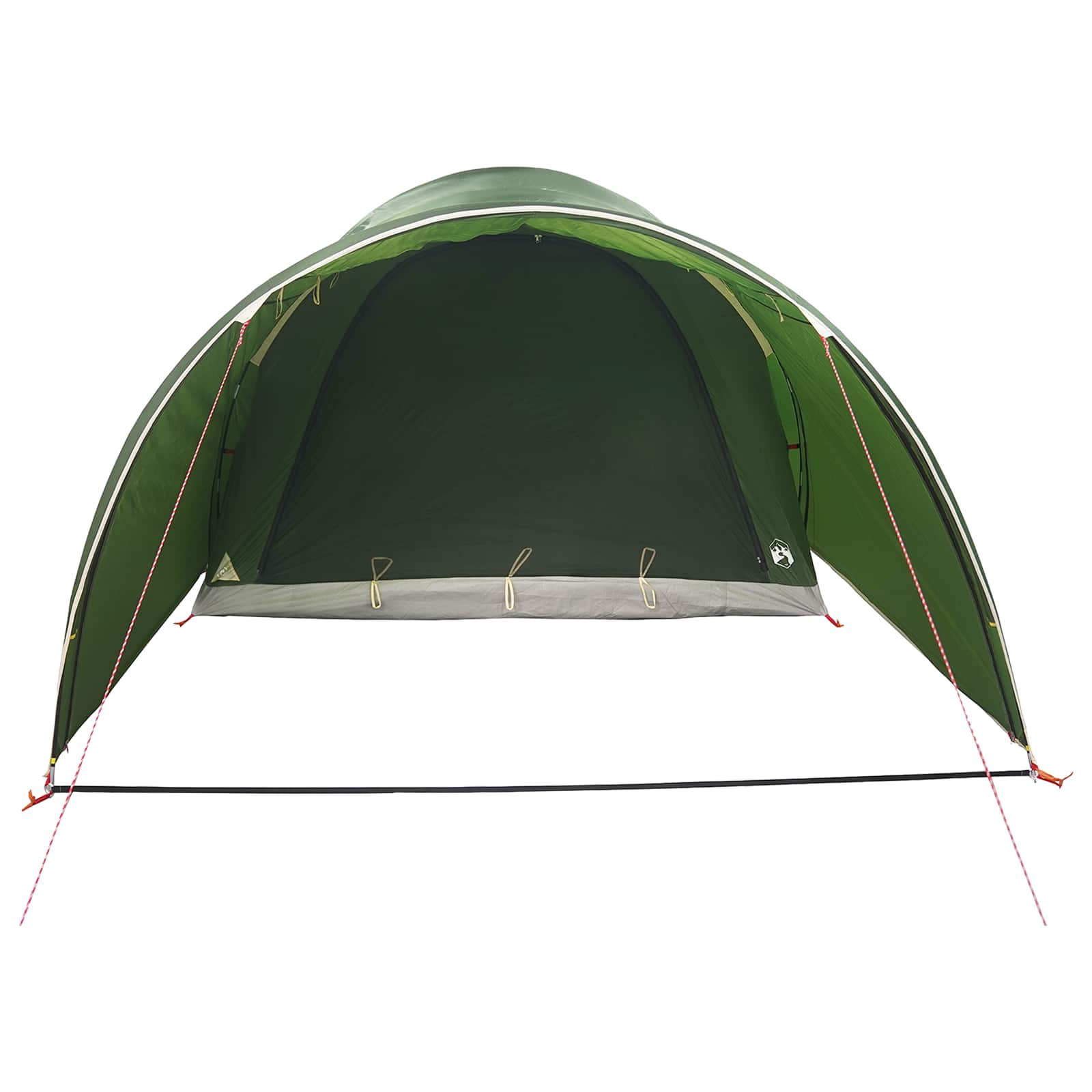 vidaXL Namiot tunelowy zielony 370 x 275 x 210 cm Poliester i Stal