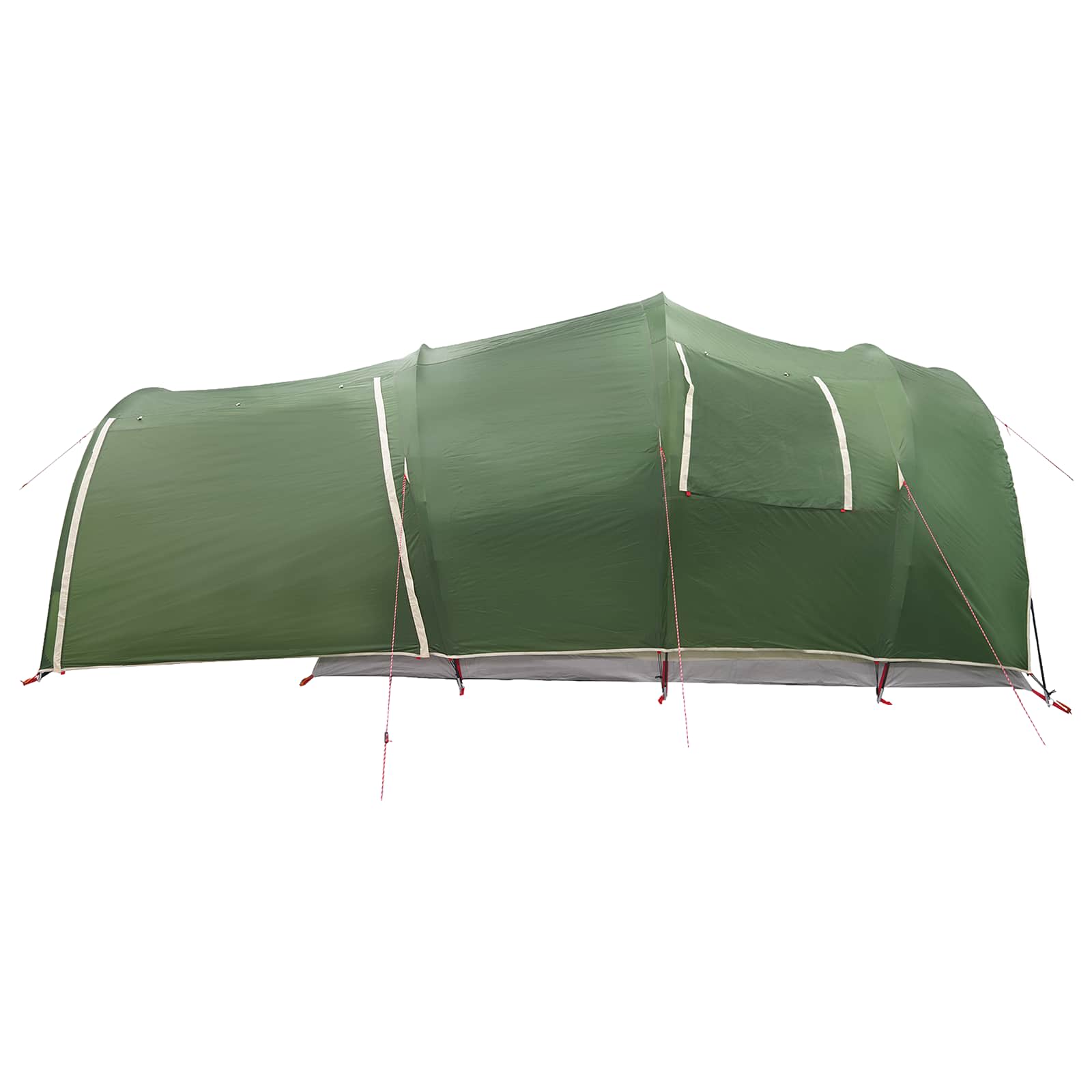 vidaXL Namiot tunelowy zielony 370 x 275 x 210 cm Poliester i Stal