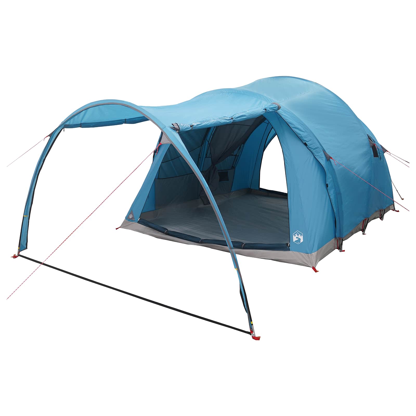 vidaXL Namiot tunelowy niebieski 370 x 275 x 210 cm Poliester i Stal