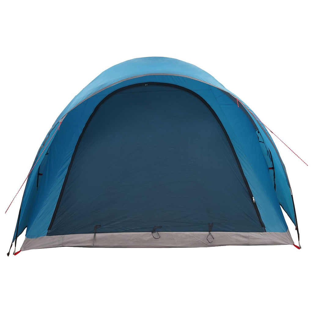 vidaXL Namiot tunelowy niebieski 370 x 275 x 210 cm Poliester i Stal