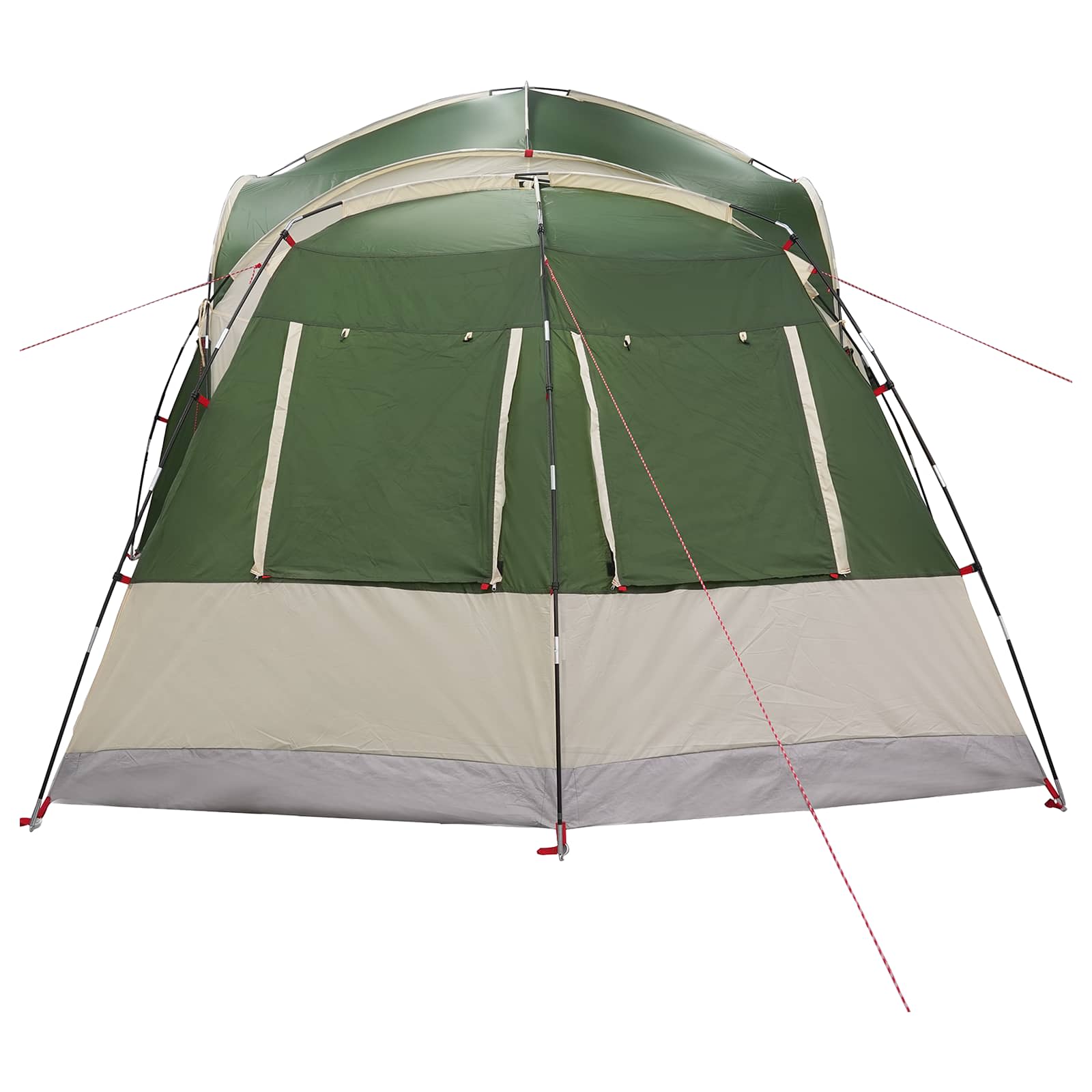 vidaXL Namiot boczny zielony 410 x 410 x 250 cm Poliester i Stal