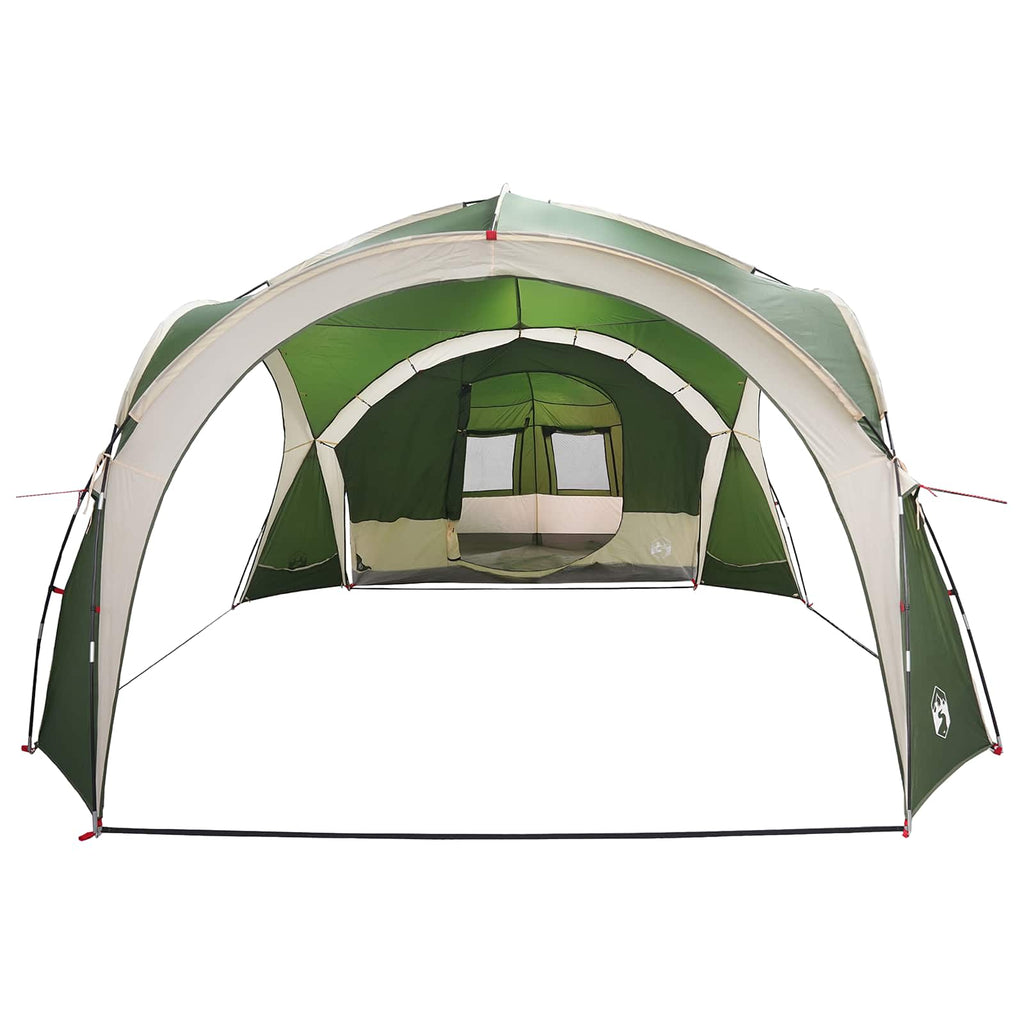 vidaXL Namiot boczny zielony 410 x 410 x 250 cm Poliester i Stal