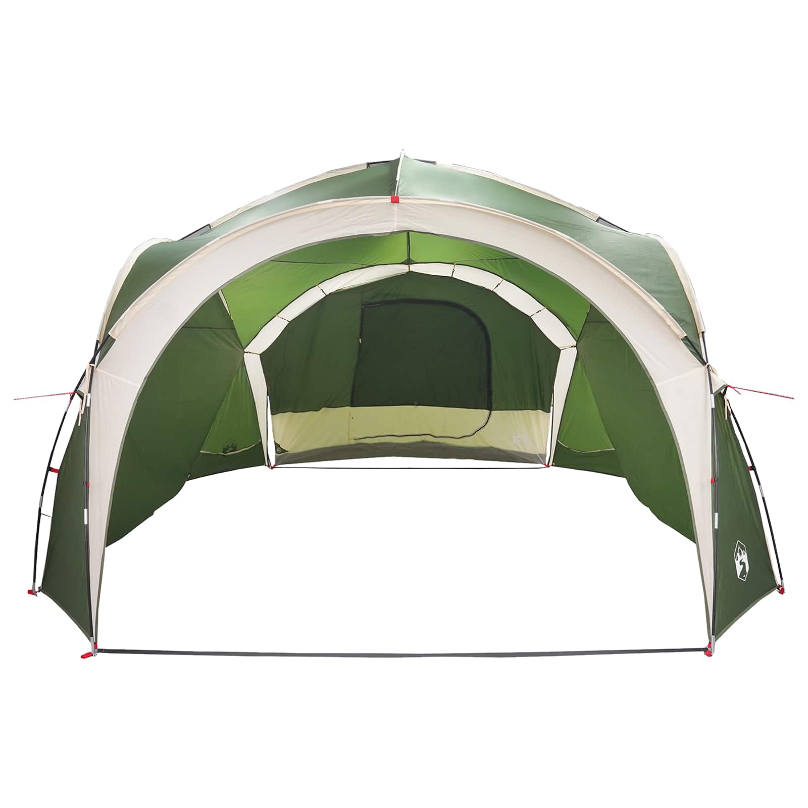 vidaXL Namiot boczny zielony 410 x 410 x 250 cm Poliester i Stal