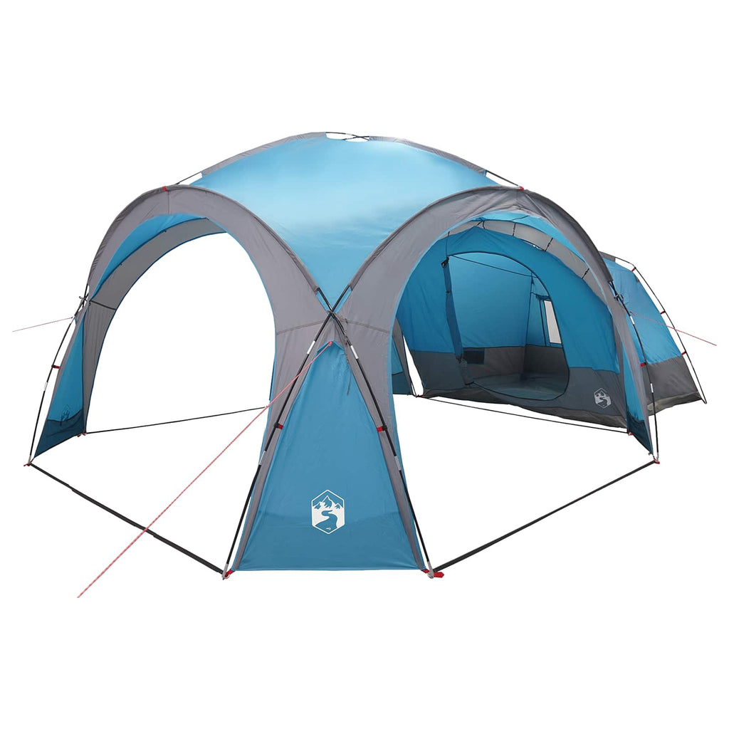 vidaXL Namiot boczny niebieski 410 x 410 x 250 cm Poliester i Stal