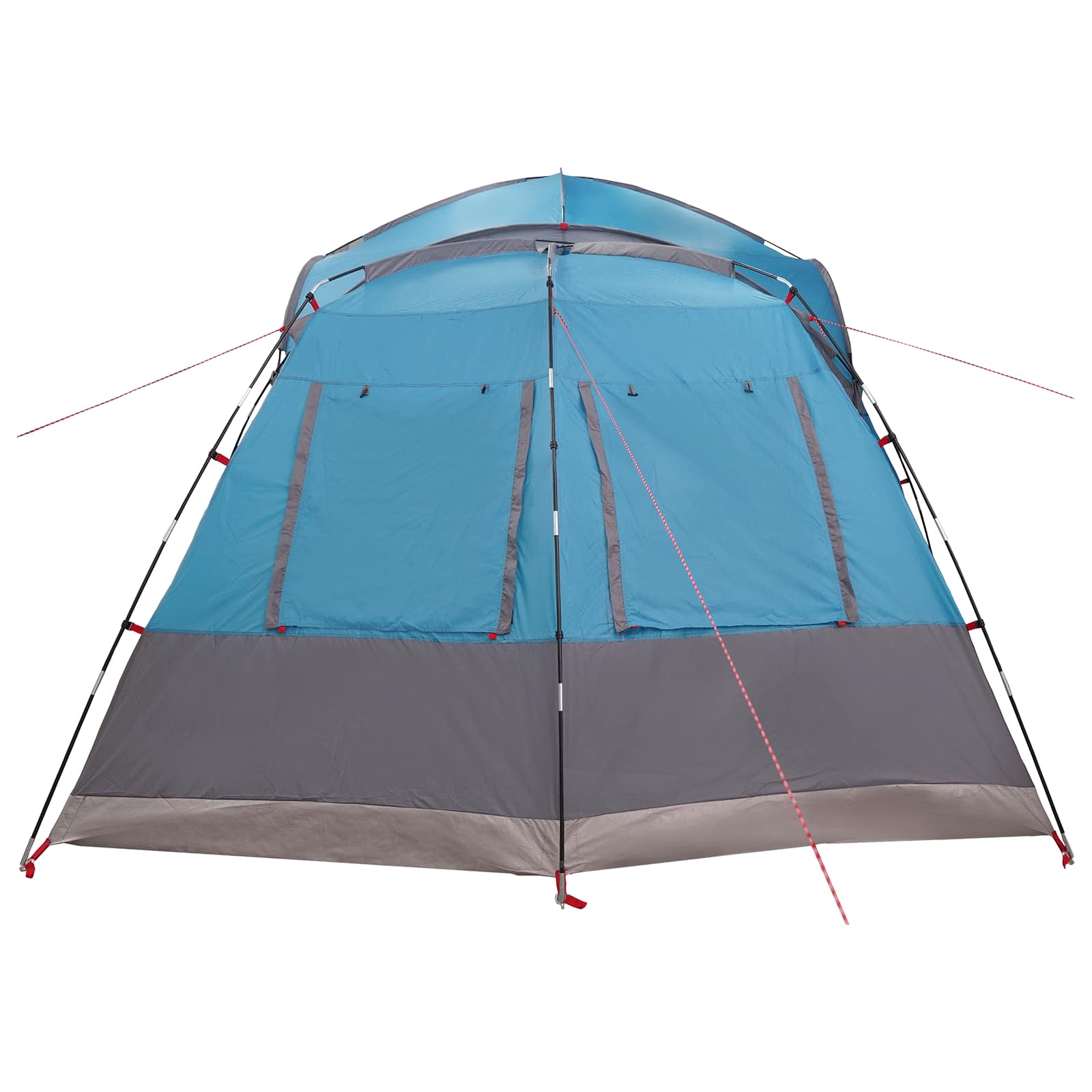 vidaXL Namiot boczny niebieski 410 x 410 x 250 cm Poliester i Stal