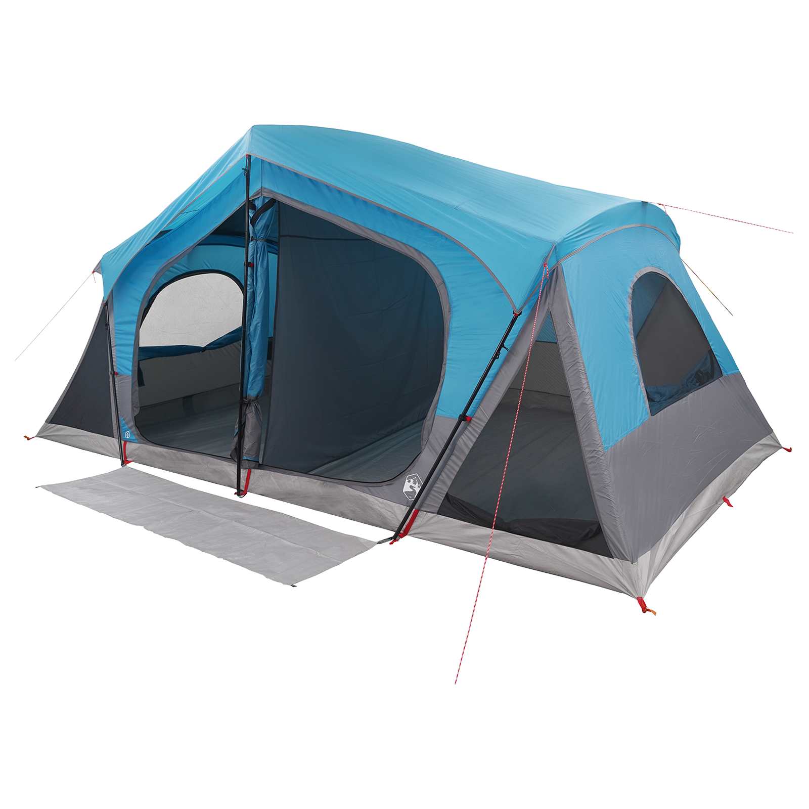 vidaXL Namiot domek niebieski 480 x 273 x 205 cm Poliester i Stal
