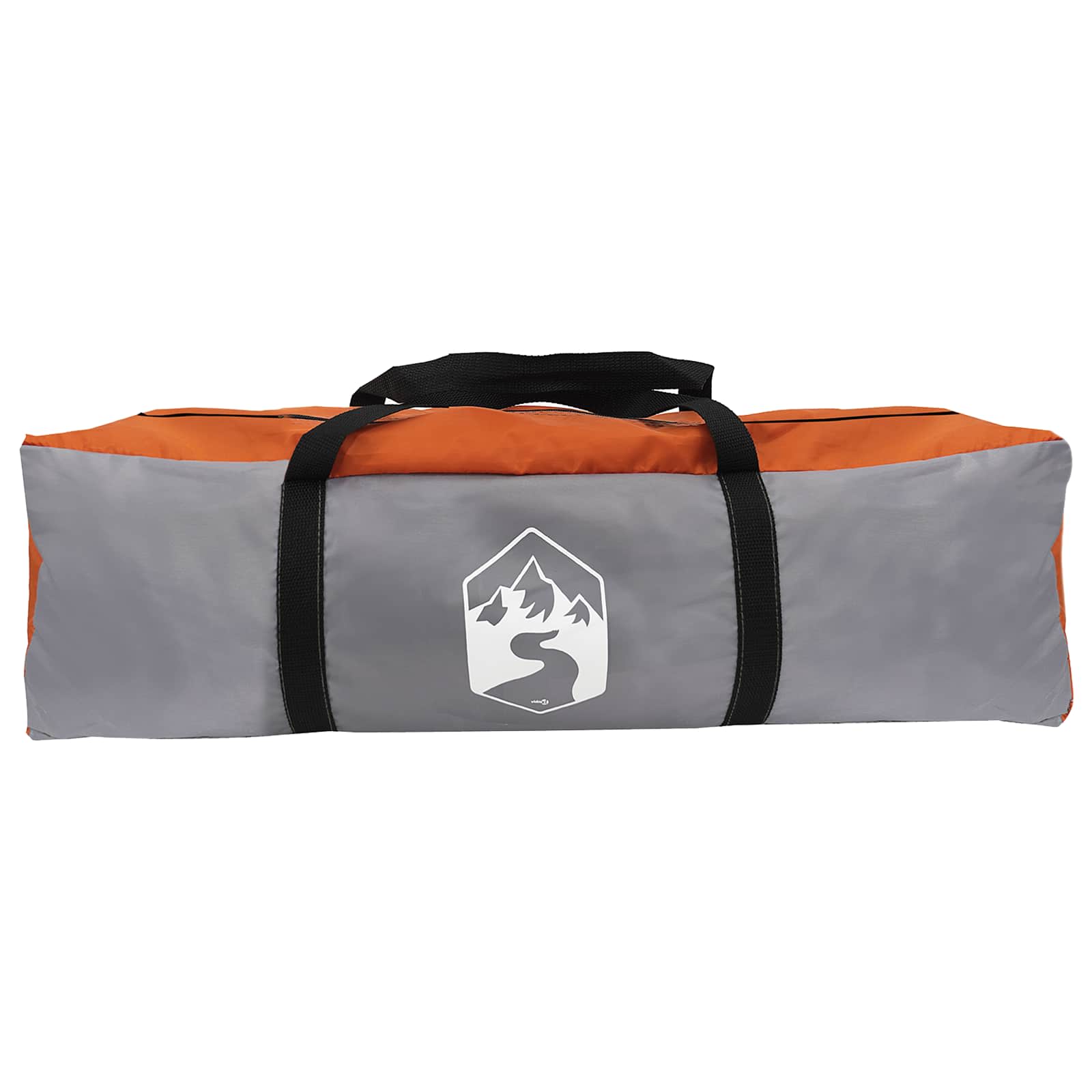 vidaXL Namiot Instant z dachem Szary i pomarańczowy 305 x 215 x 140 cm