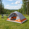 vidaXL Namiot Instant z dachem Szary i pomarańczowy 305 x 215 x 140 cm