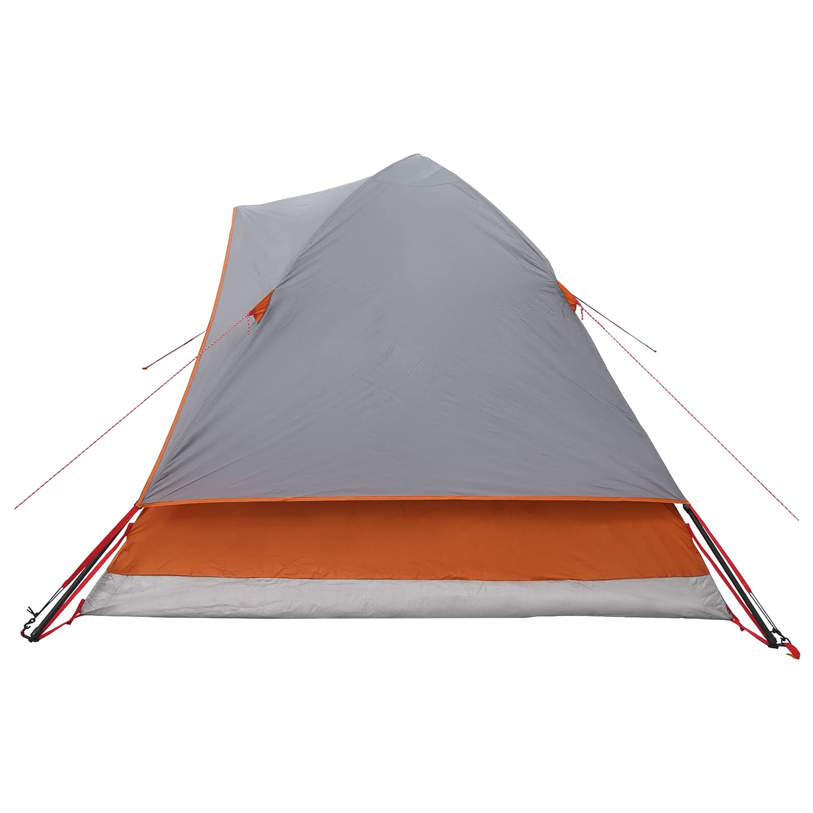 vidaXL Namiot Instant z dachem Szary i pomarańczowy 305 x 215 x 140 cm