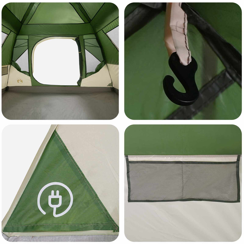vidaXL Namiot Instant zielony 305 x 275 x 190 cm Poliester i Stal