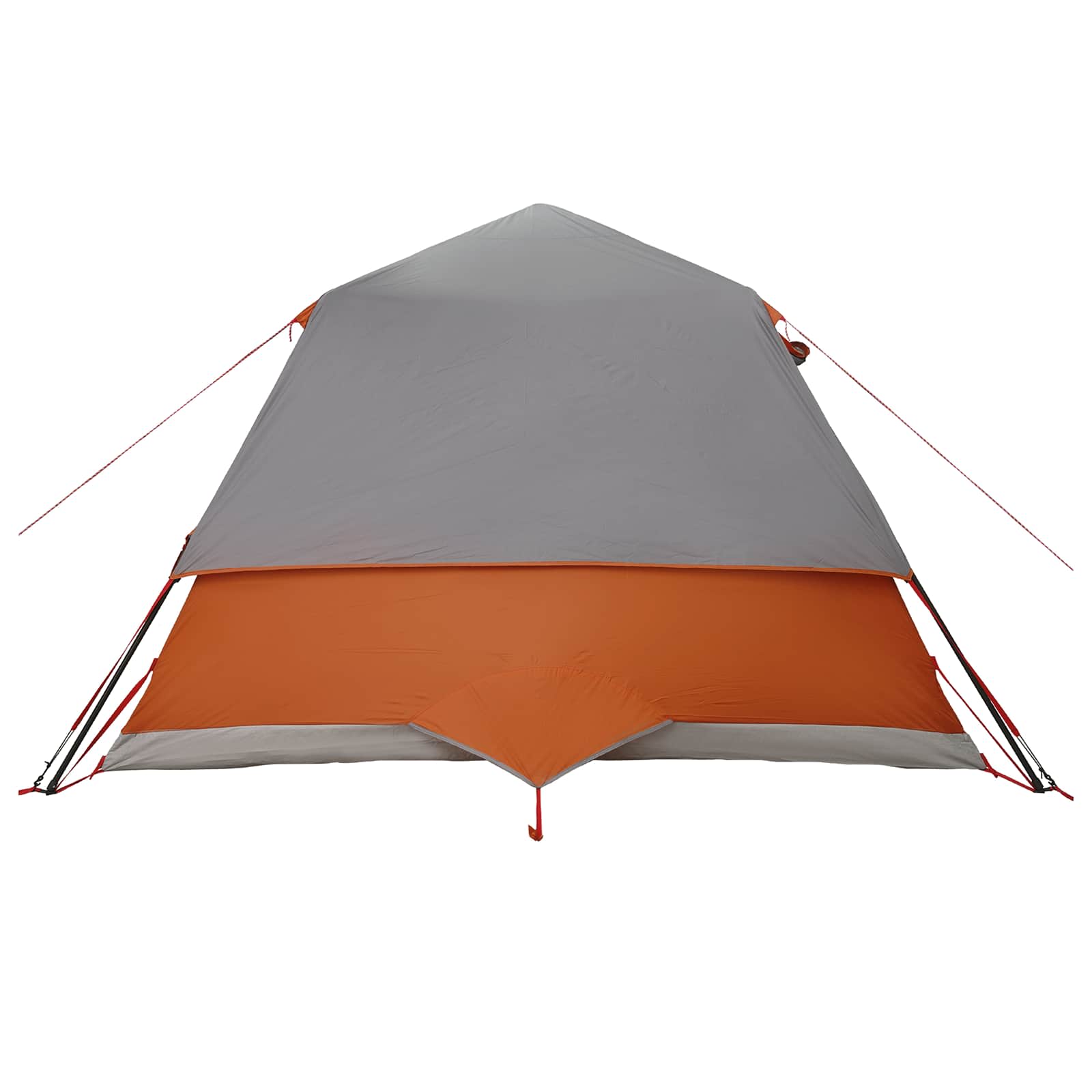 vidaXL Namiot Instant z dachem Szary i pomarańczowy 305 x 275 x 190 cm
