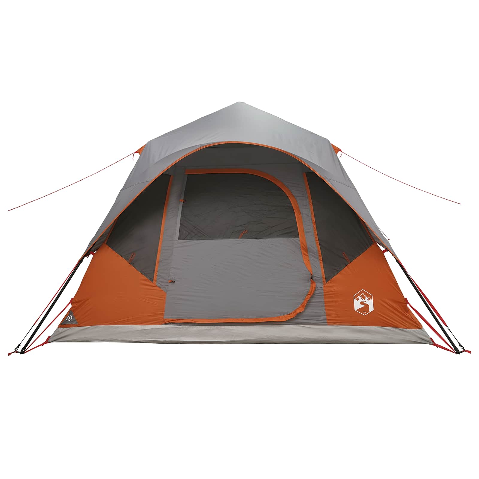 vidaXL Namiot Instant z dachem Szary i pomarańczowy 305 x 275 x 190 cm
