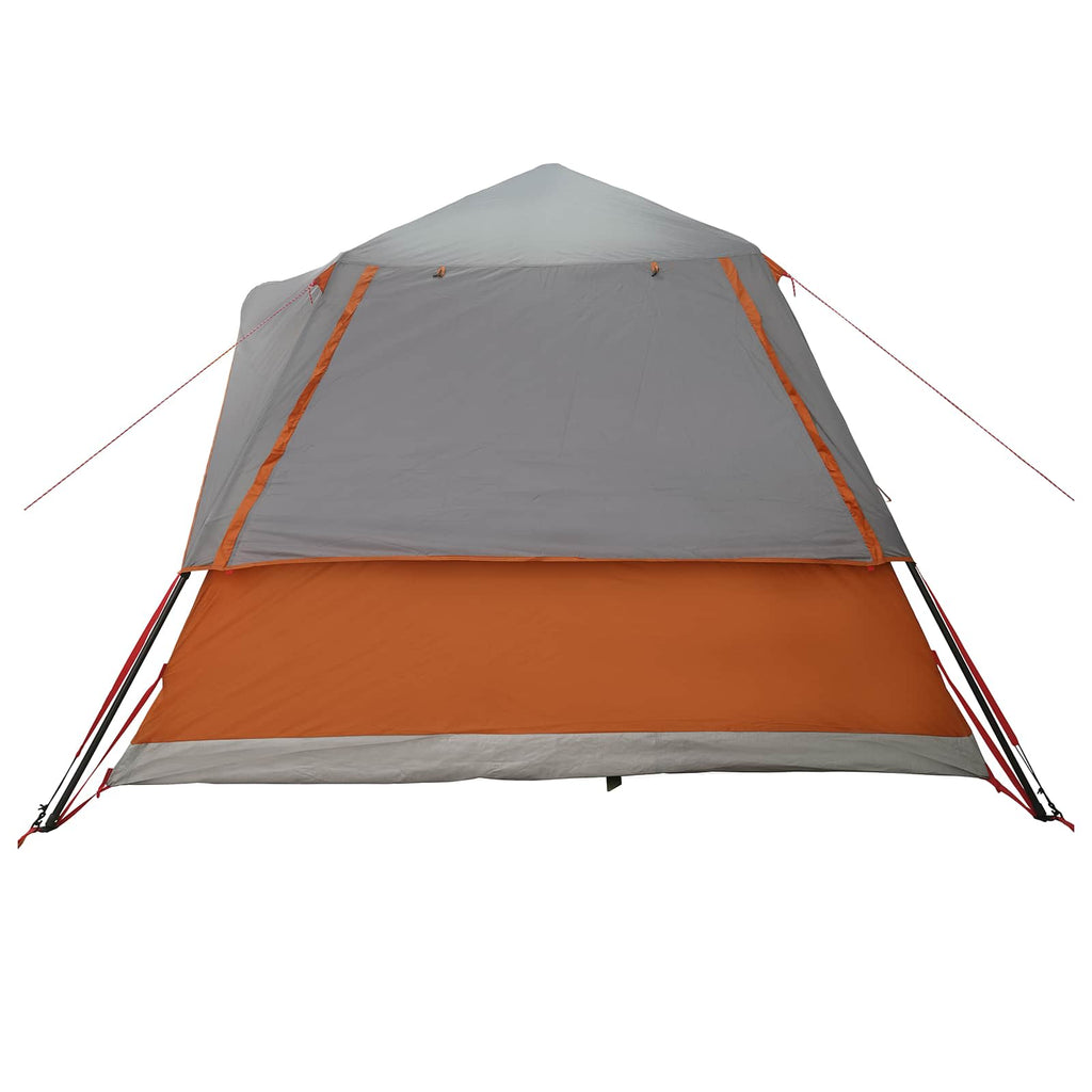 vidaXL Namiot Instant z dachem Szary i pomarańczowy 305 x 275 x 190 cm