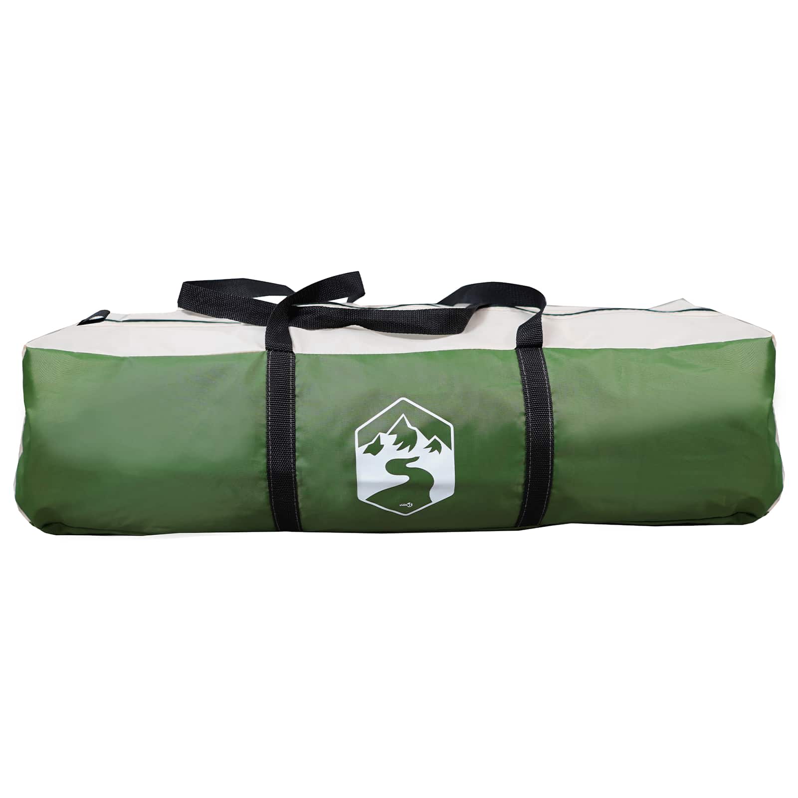 vidaXL Namiot Instant zielony 365 x 380 x 200 cm Poliester i Stal