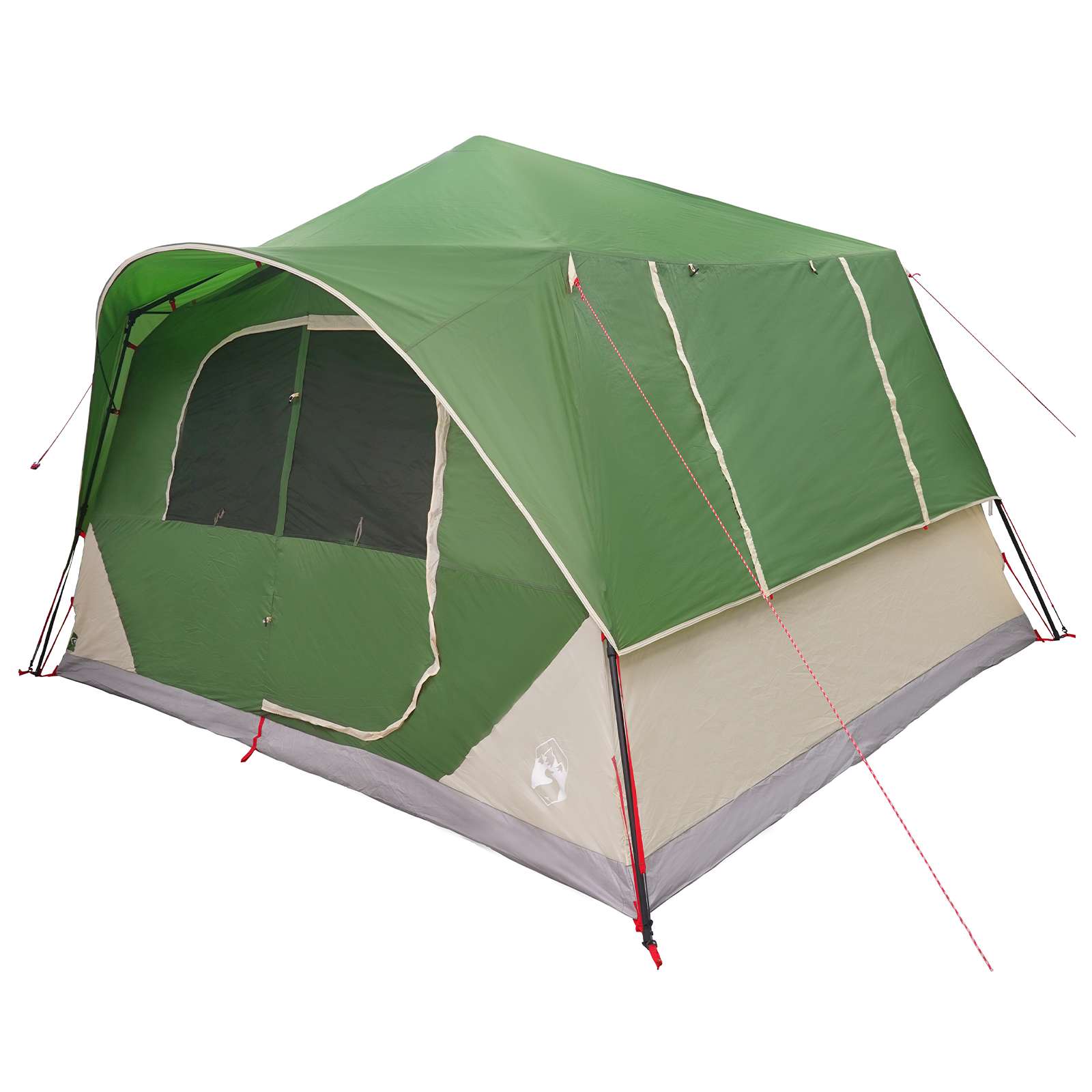 vidaXL Namiot Instant zielony 365 x 380 x 200 cm Poliester i Stal