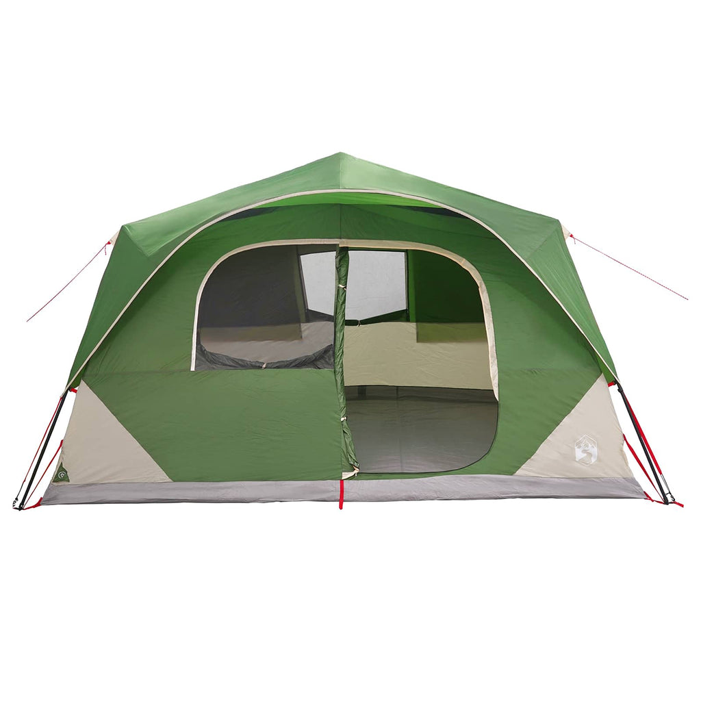 vidaXL Namiot Instant zielony 365 x 380 x 200 cm Poliester i Stal