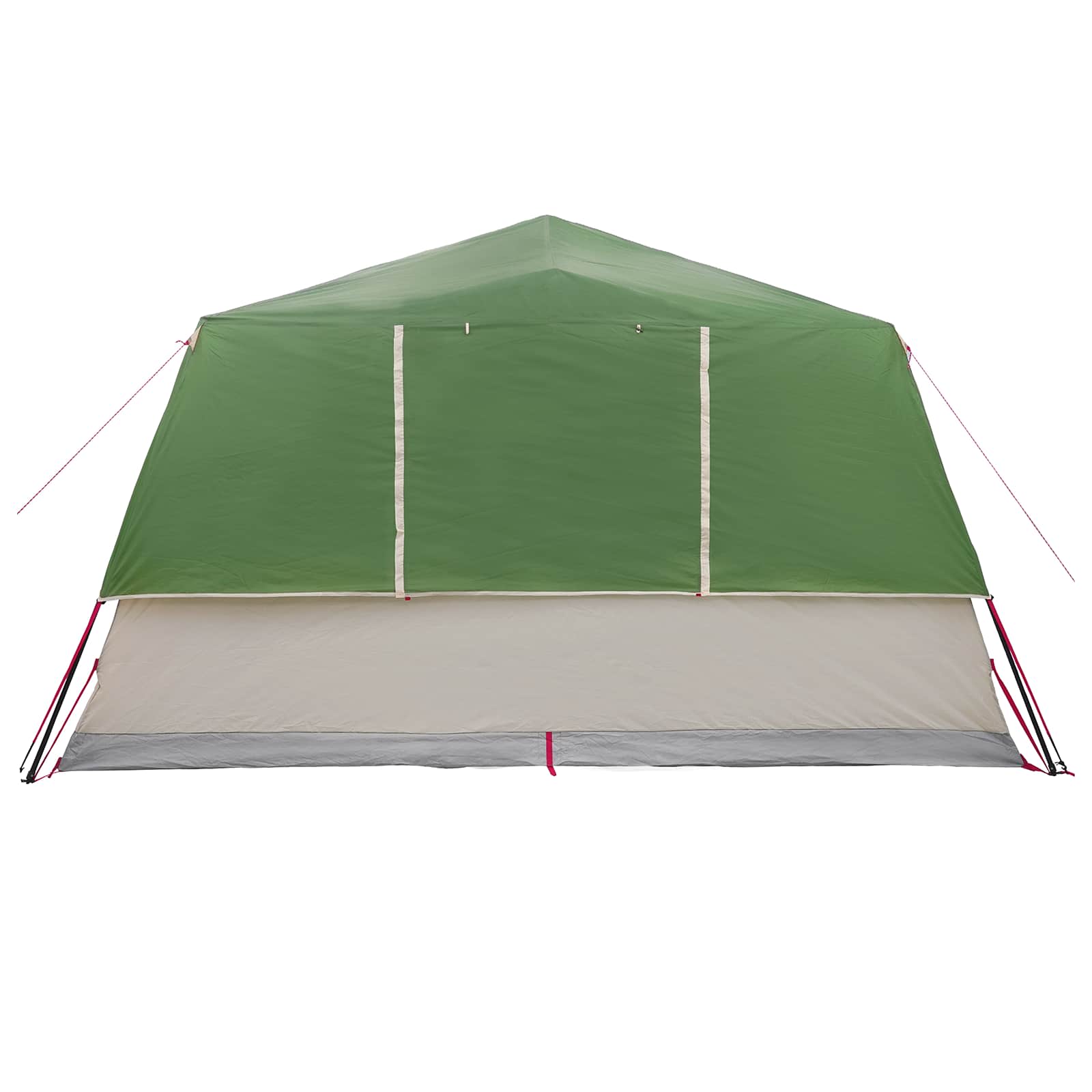 vidaXL Namiot Instant zielony 365 x 380 x 200 cm Poliester i Stal
