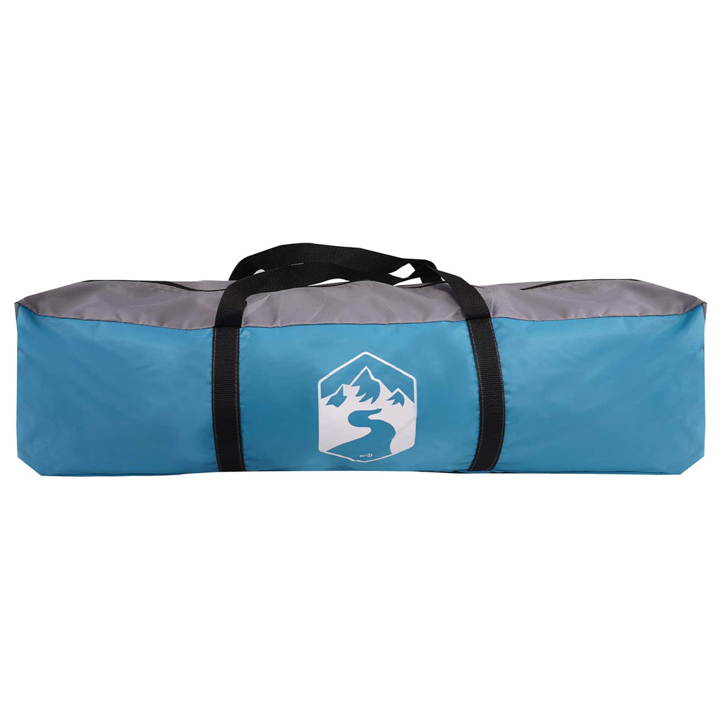 vidaXL Namiot Instant niebieski 365 x 380 x 200 cm Poliester i Stal