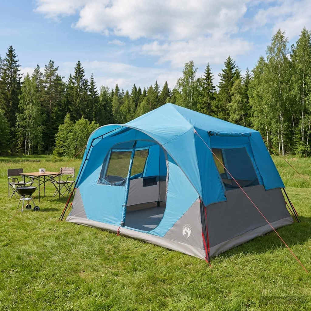 vidaXL Namiot Instant niebieski 365 x 380 x 200 cm Poliester i Stal
