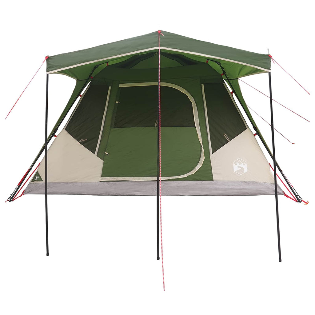 vidaXL Namiot rodzinny zielony 305 x 275 x 190 cm Poliester i Stal
