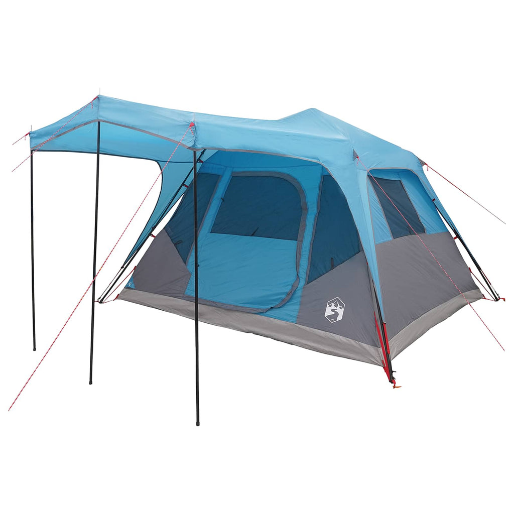 vidaXL Namiot rodzinny niebieski 305 x 275 x 190 cm Poliester i Stal