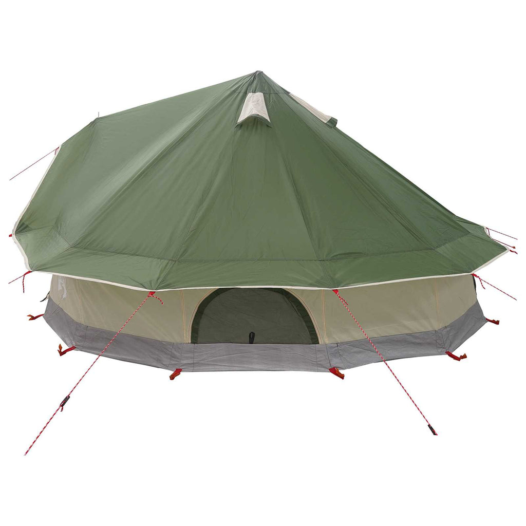 vidaXL Namiot Tipi zielony 700 x 700 x 395 cm Poliester i Stal