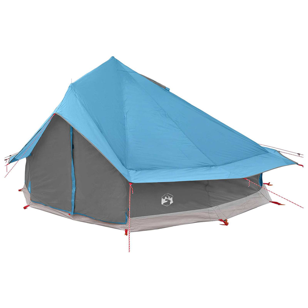 vidaXL Namiot Tipi niebieski 700 x 700 x 395 cm Poliester i Stal